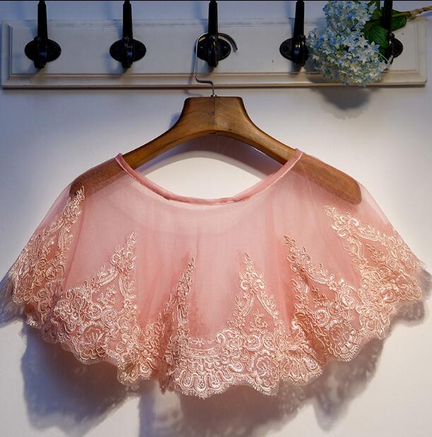 Embroidery Pashmina - Pashmina feminina de malha rosa com
