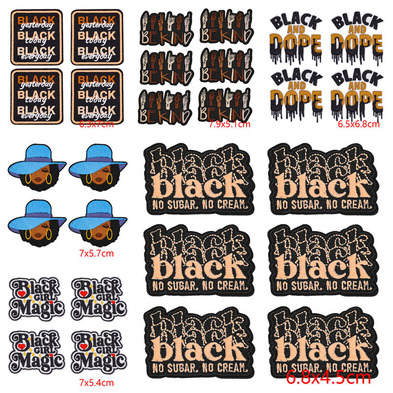 Embroidery On Black Shirt - 10 unidades/lotes preto menina magia legal