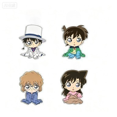 Embroidery Reddit - Broche de anime do Detetive Conan,