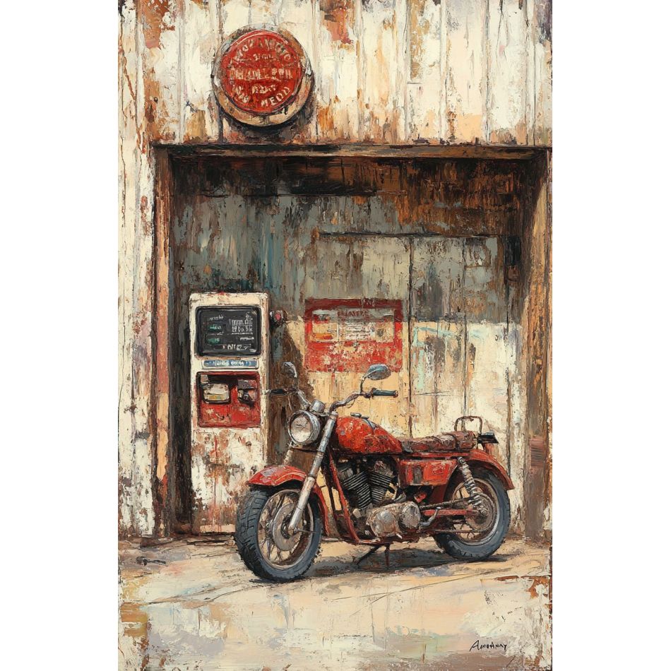 Embroidery Ideas For Bags - RUOPOTY Pintura Diamante 5D de Motocicleta