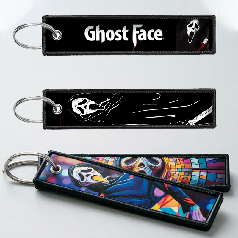 Embroidery Keychain - Chaveiro GHOST FACE para Homens e