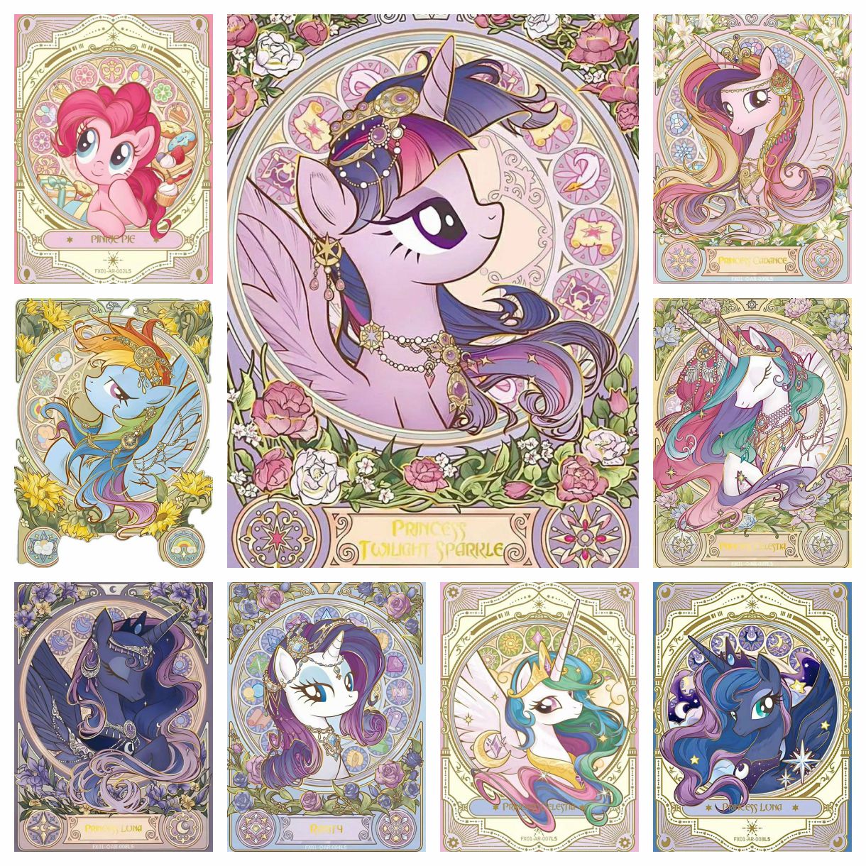 Embroidery Unicorn - Mucha estilo meu pequeno pônei 5d