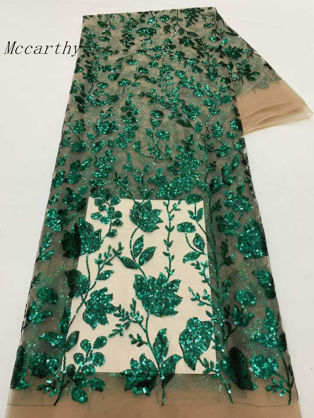 Tecido de renda africano com l - Embroidery Net Fabric avaliação e preço