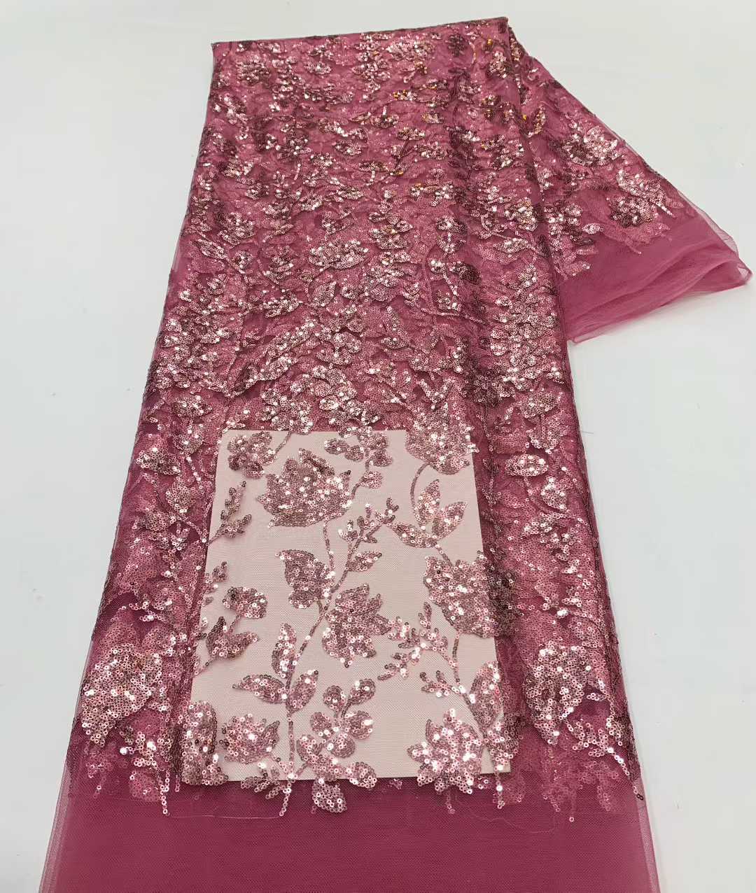 Tecido de renda africano com l - Embroidery Net Fabric avaliação e preço