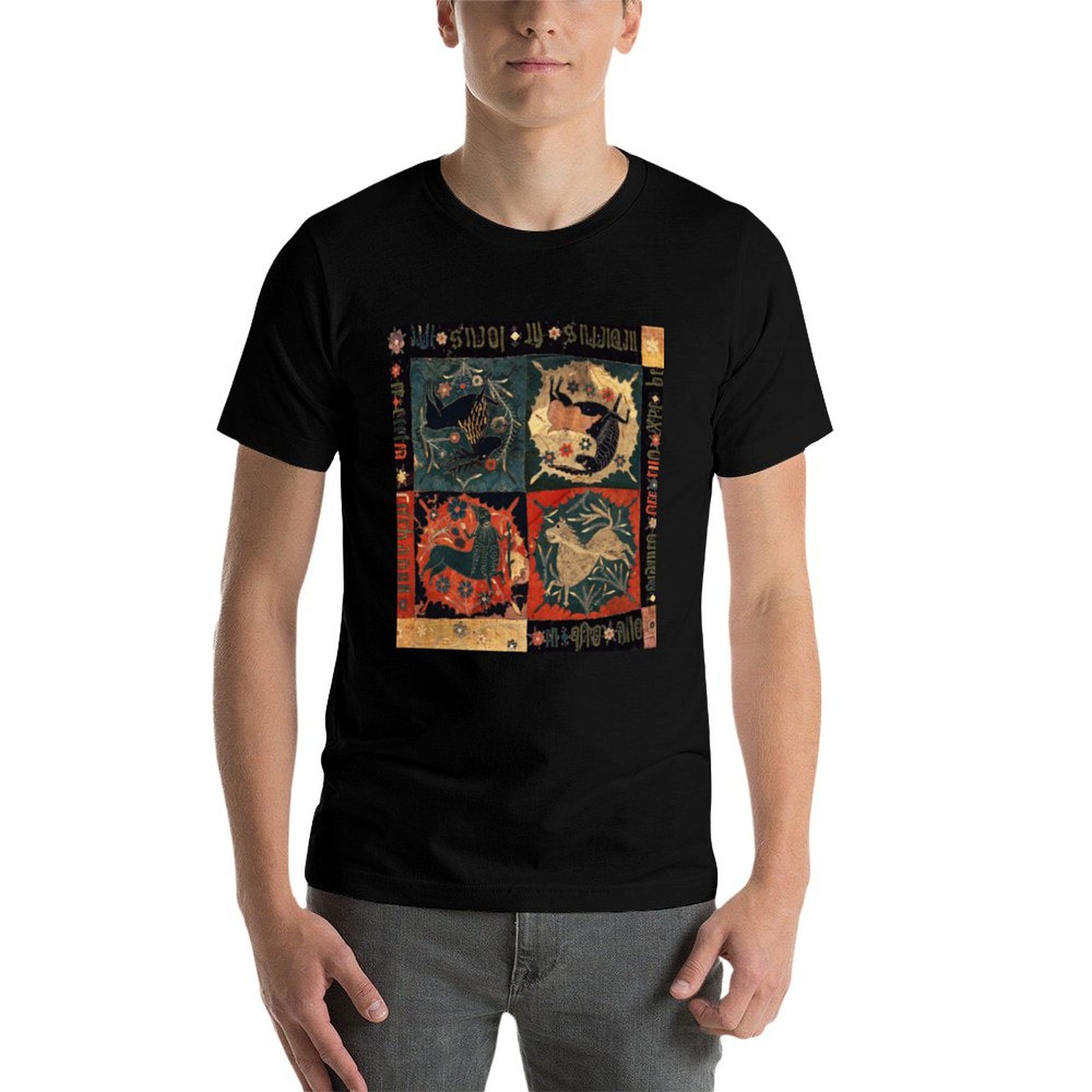 Camiseta com Bordado Escandina - Embroidery Unicorn avaliação e preço