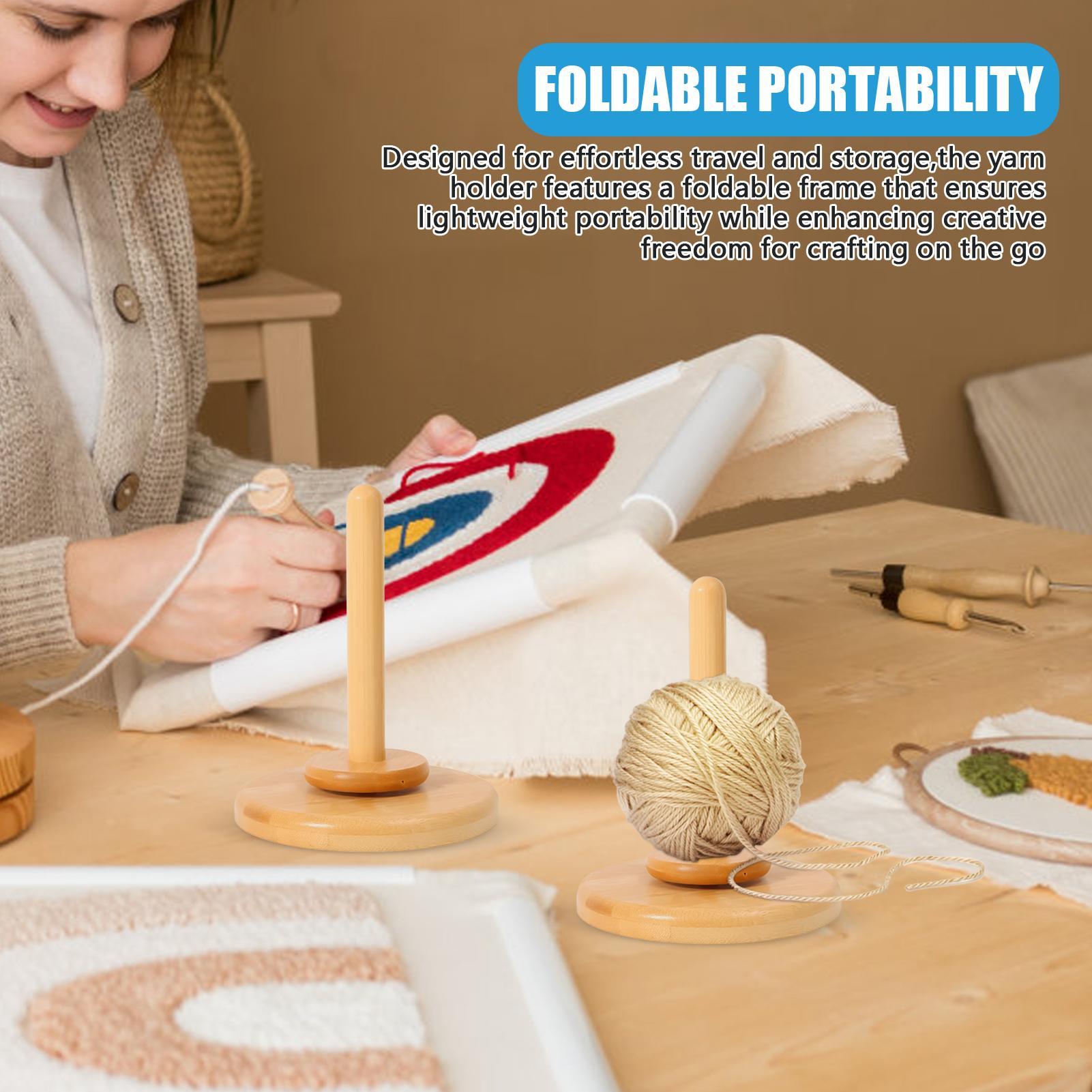 Suporte de fio de tricô enrola - Embroidery Studio avaliação e preço