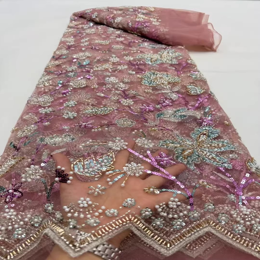 Tecido de bordado com lantejou - Embroidery Youtube avaliação e preço
