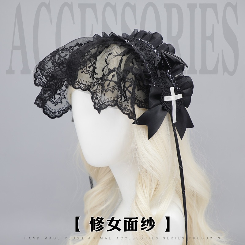 Cosplay anime gótico lolita em - Embroidery Hooping avaliação e preço