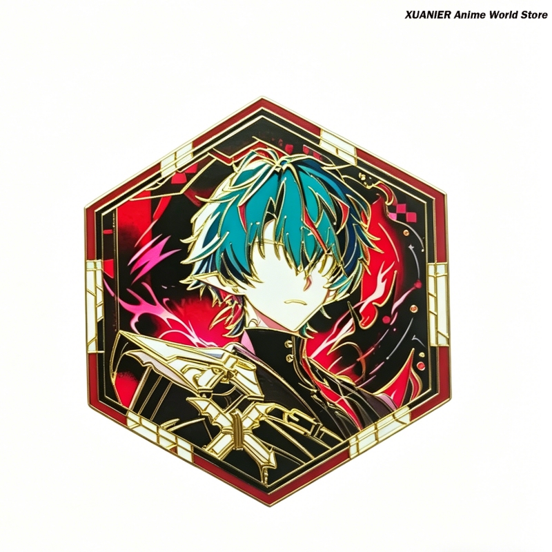 Crachá de Metal Anime Arknight - Embroidery Reddit avaliação e preço