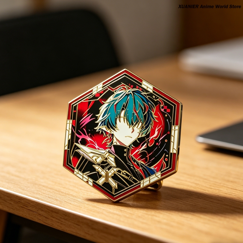 Crachá de Metal Anime Arknight - Embroidery Reddit avaliação e preço
