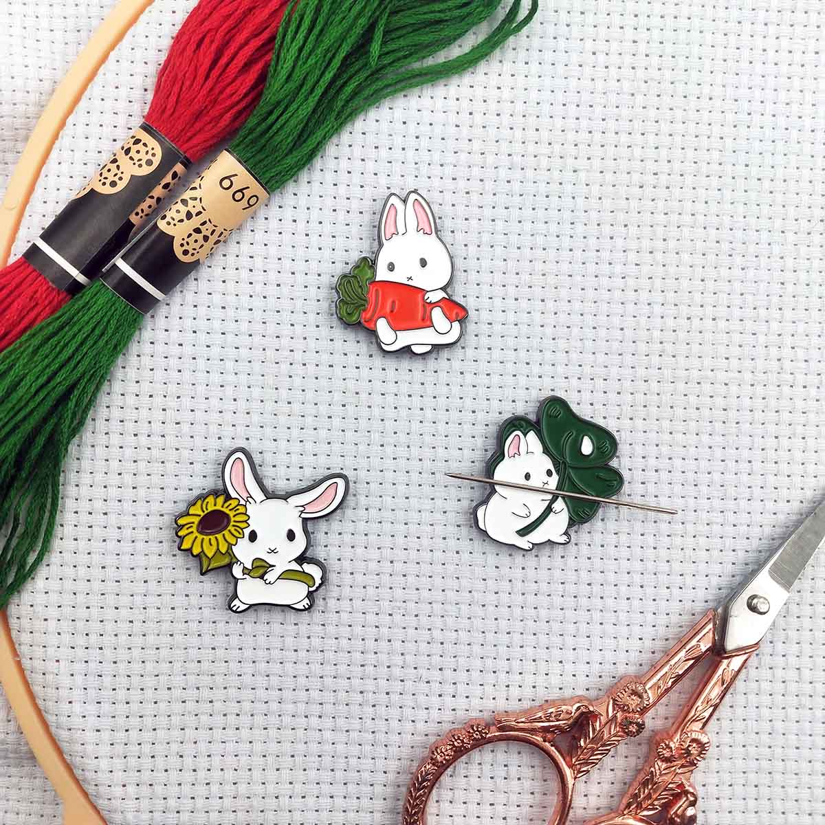 Agulha minder coelho, suporte  - Needle Minder Magnet avaliação e preço
