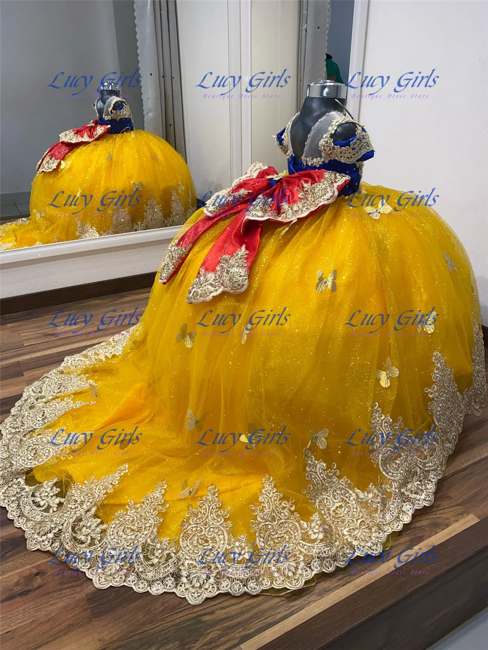 Qualidade borboleta applique l - Embroidery Yellow Flower avaliação e preço