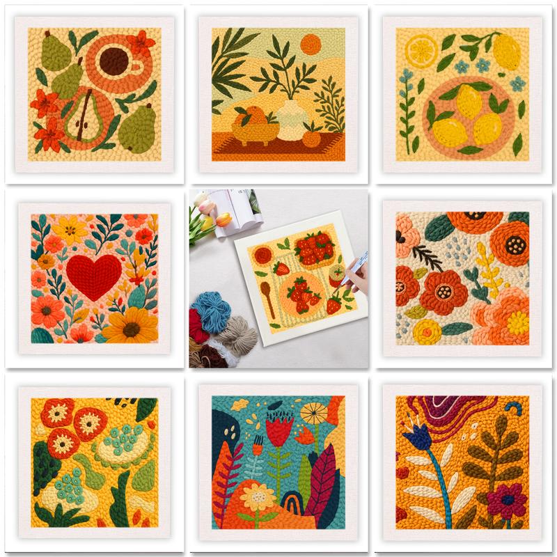 Kit Inicial de Punch Needle GA - Embroidery Ideas For Bags avaliação e preço