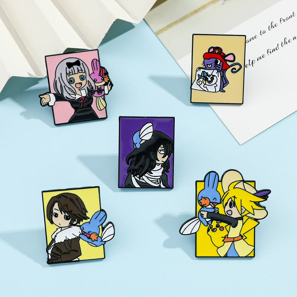 5 Peças de Broches de Personag - Embroidery Reddit avaliação e preço