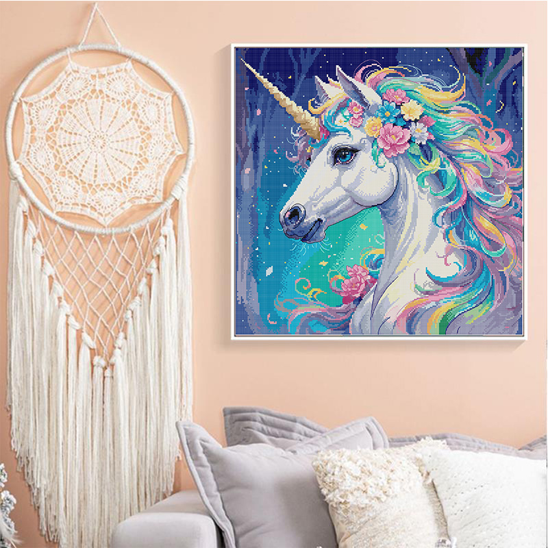 Joy domingo animal padrão pont - Embroidery Unicorn avaliação e preço