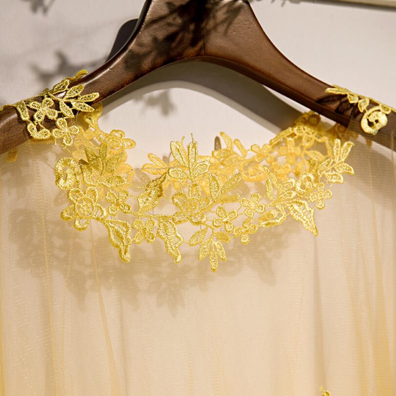 Pashmina feminina de malha ama - Embroidery Yellow Flower avaliação e preço
