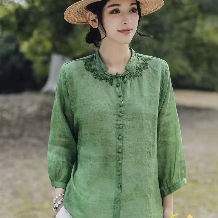 Elegante harajuku fino ajuste  - Embroidery Pashmina avaliação e preço