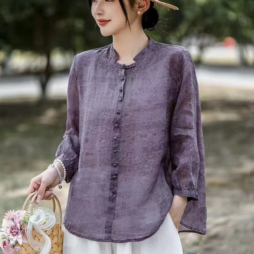 Elegante harajuku fino ajuste  - Embroidery Pashmina avaliação e preço