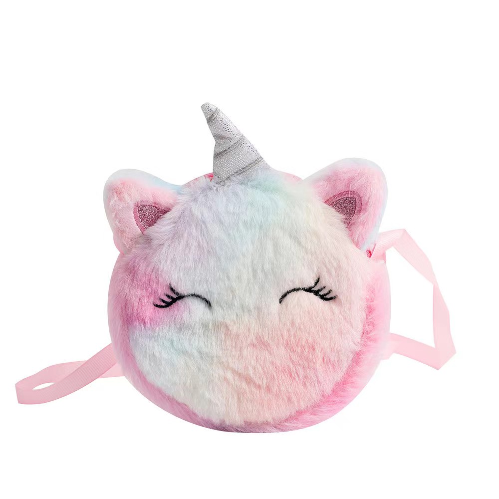 Bolsa de Ombro de Pelúcia para - Embroidery Unicorn avaliação e preço