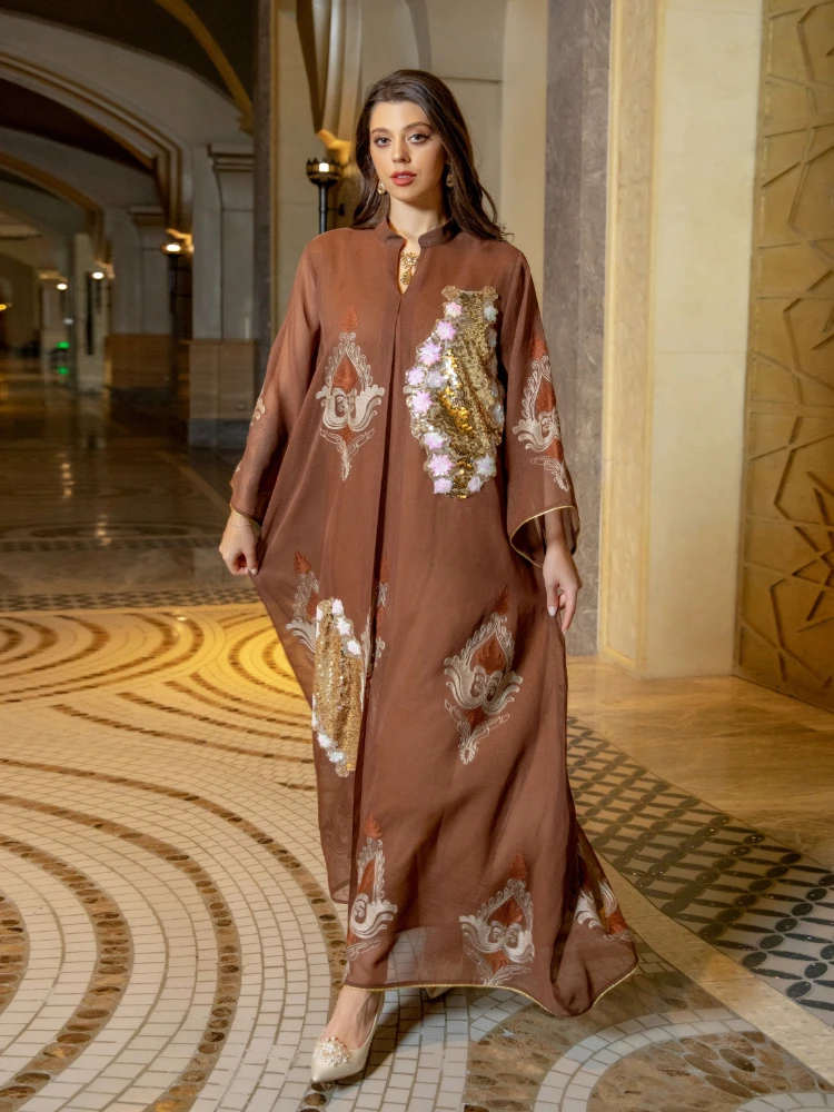 Vestido marrocos para mulheres - Embroidery Kaftan avaliação e preço