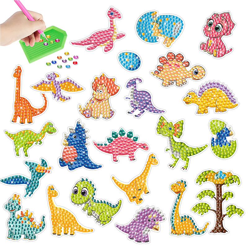 Kit de pintura diamante dinoss - Embroidery Ideas For Bags avaliação e preço