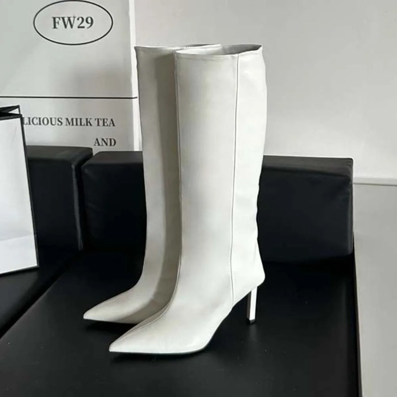 Mulheres de luxo botas longas  - Embroidery Designer avaliação e preço