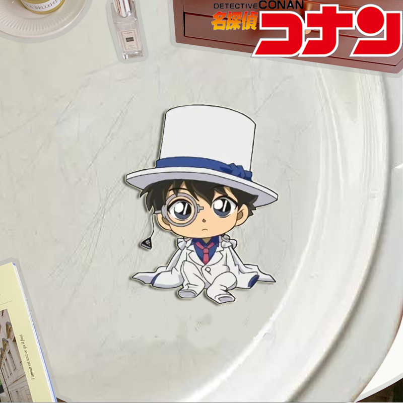 Broche de anime do Detetive Co - Embroidery Reddit avaliação e preço