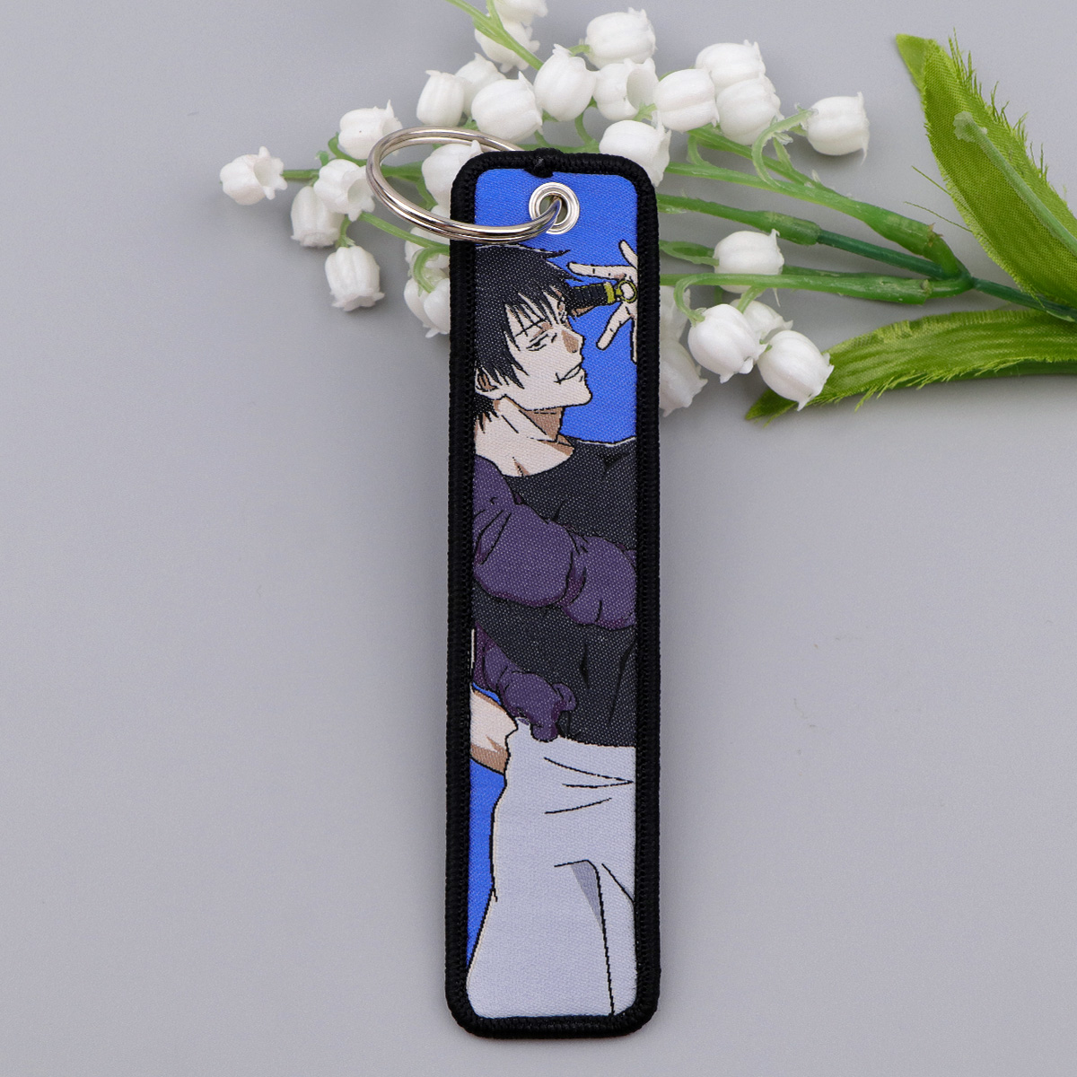 1PCS Porta-Chaves de Anime Jap - Embroidery Keychain avaliação e preço