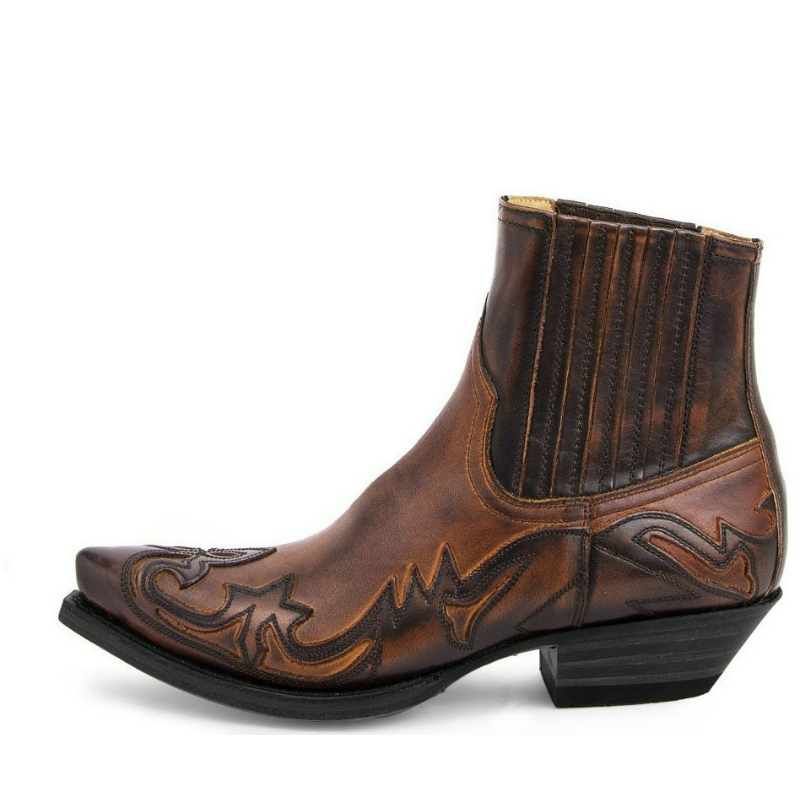 Botas de Cowboy Ocidentais Mas - Embroidery On Leather avaliação e preço