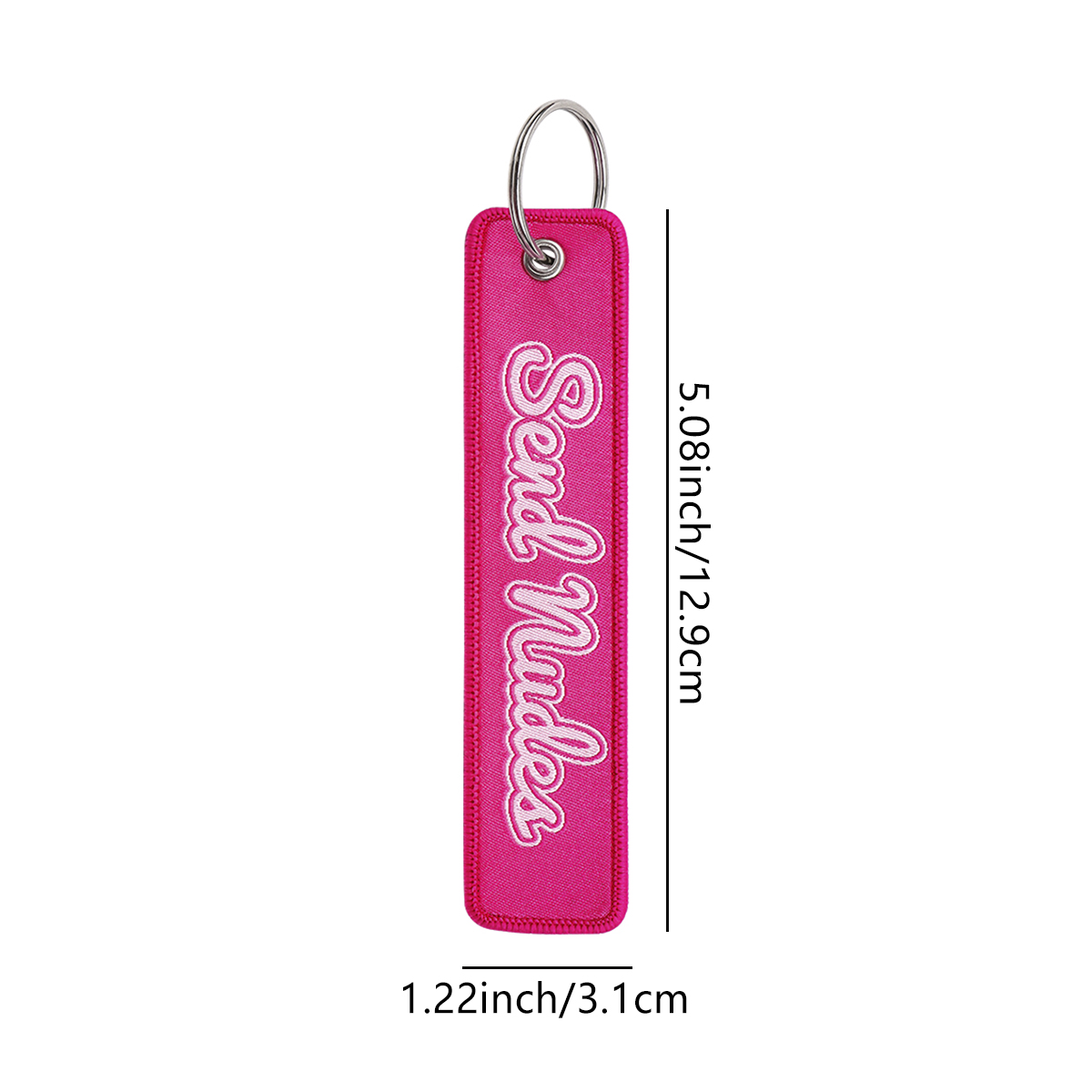 As coisas boas levar tempo cha - Embroidery Keychain avaliação e preço