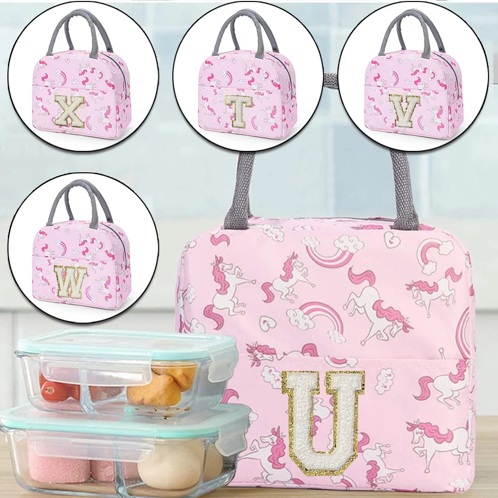 Saco de almoço de isolamento b - Embroidery Unicorn avaliação e preço