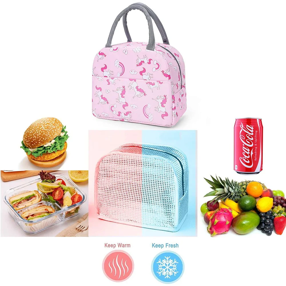 Saco de almoço de isolamento b - Embroidery Unicorn avaliação e preço