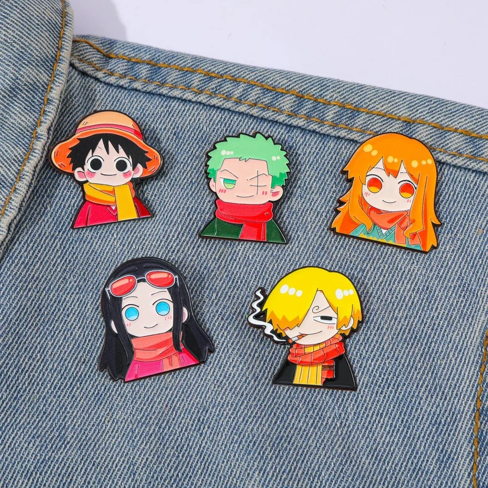 5 Peças Broche de Anime Fofo e - Embroidery Reddit avaliação e preço