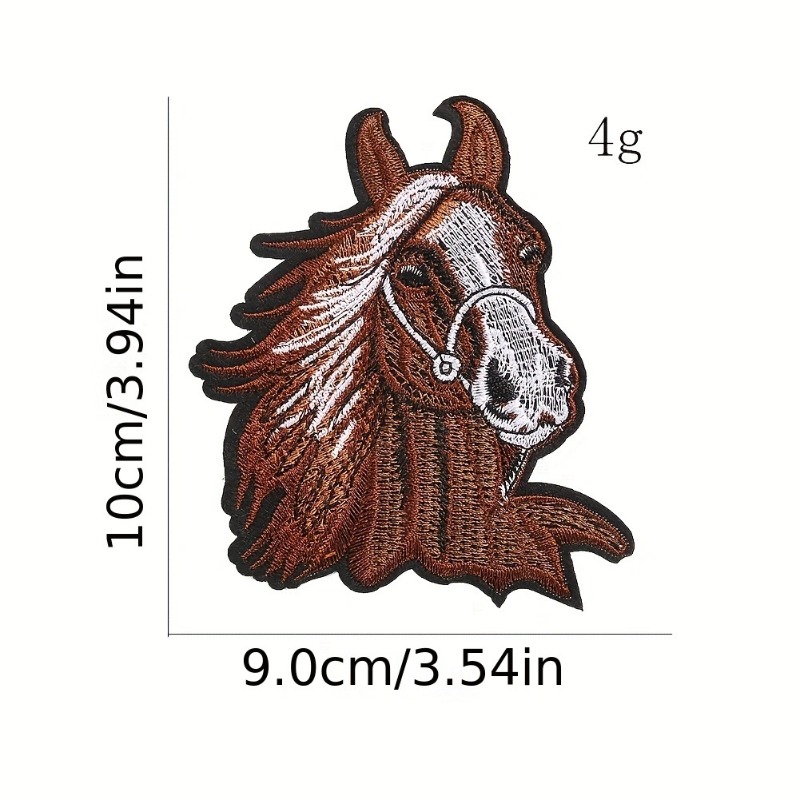 Cabeça de cavalo adesivo borda - Embroidery Unicorn avaliação e preço