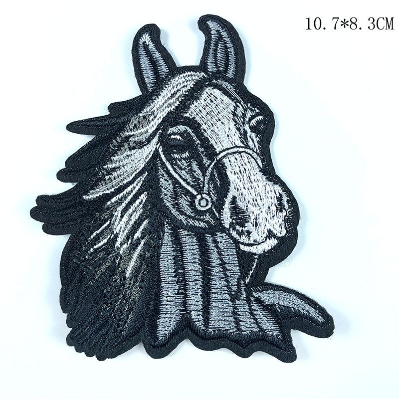 Cabeça de cavalo adesivo borda - Embroidery Unicorn avaliação e preço