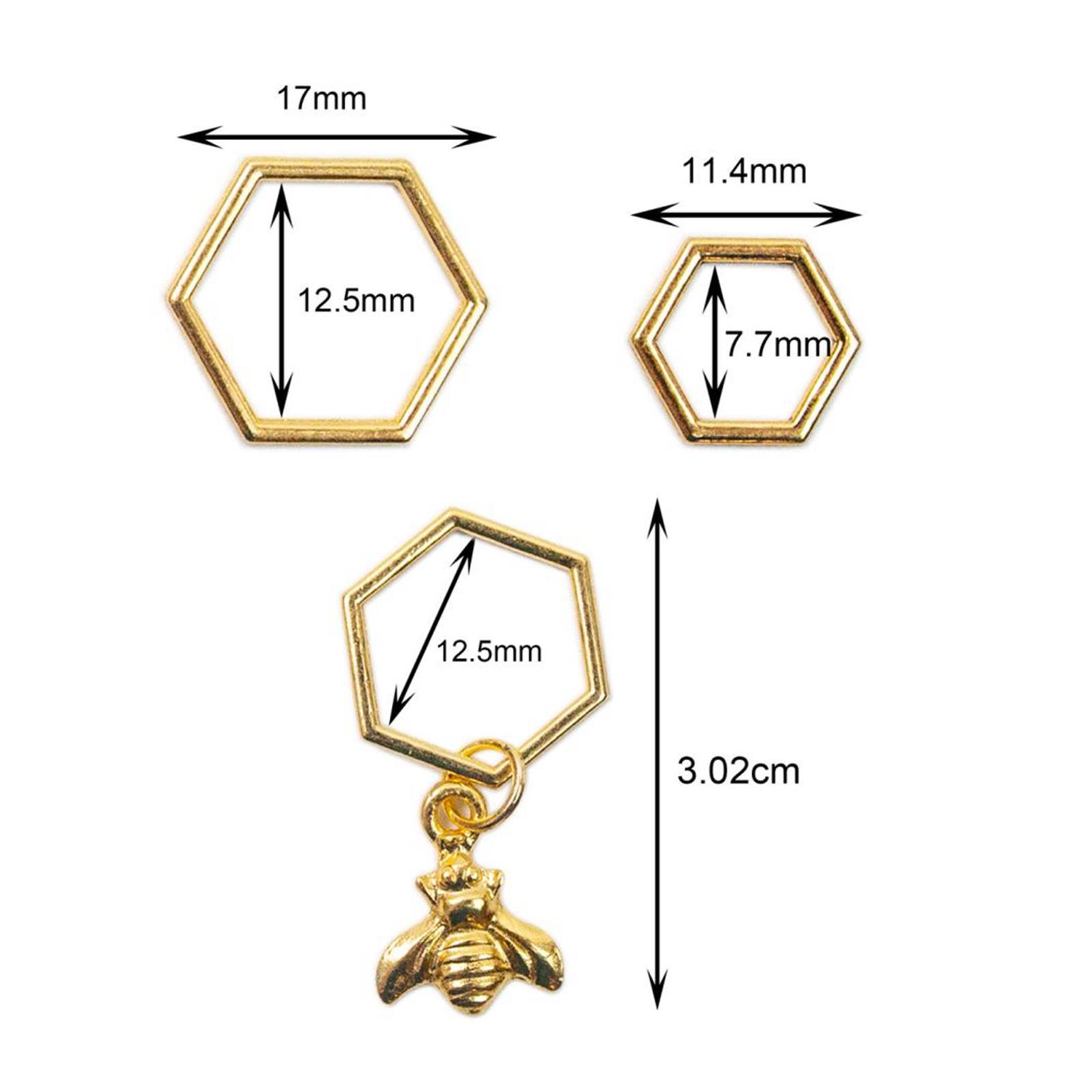 2x Marcadores de Ponto em Form - Stitch Marker Ring avaliação e preço