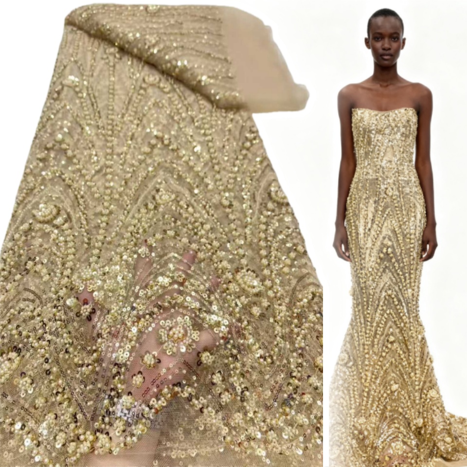 2026 africano nigeriano de alt - Embroidery Net Fabric avaliação e preço
