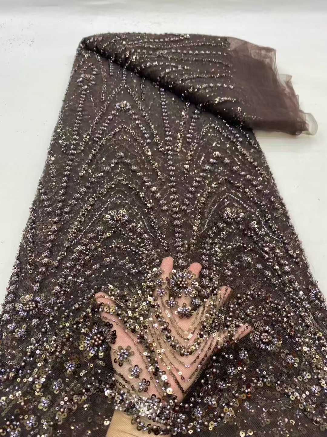 2026 africano nigeriano de alt - Embroidery Net Fabric avaliação e preço
