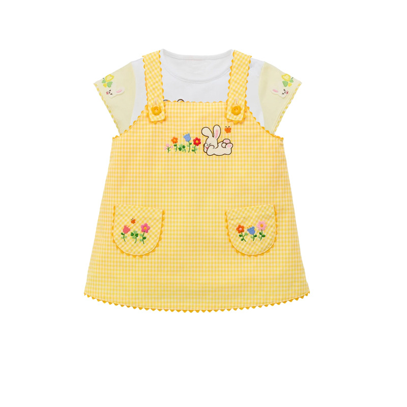 Vestido de Algodão Amarelo com - Embroidery Yellow Flower avaliação e preço