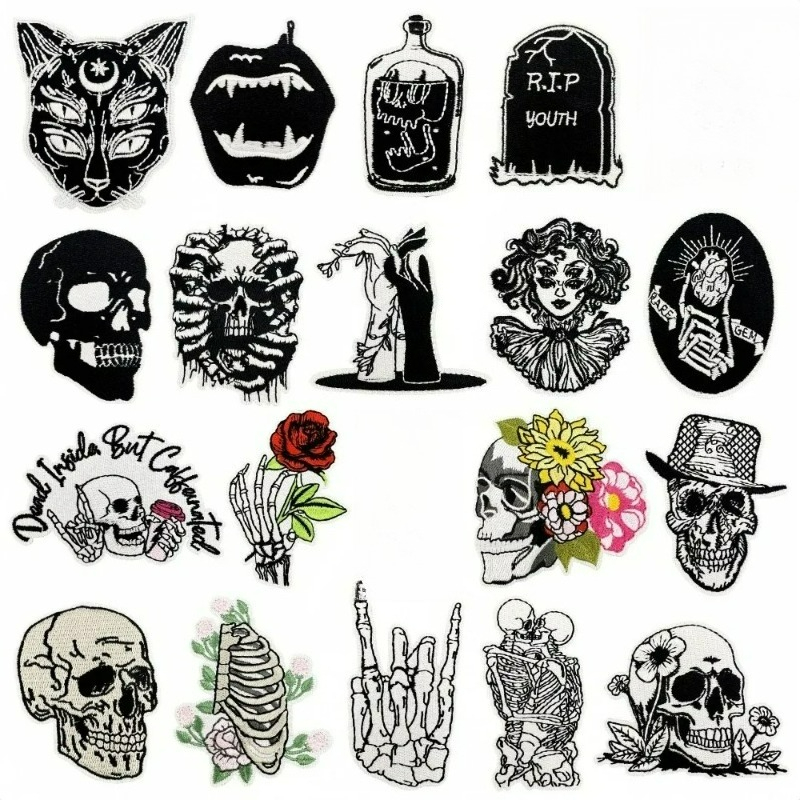 Patches e Emblemas Bordados Te - Embroidery On Black Shirt avaliação e preço