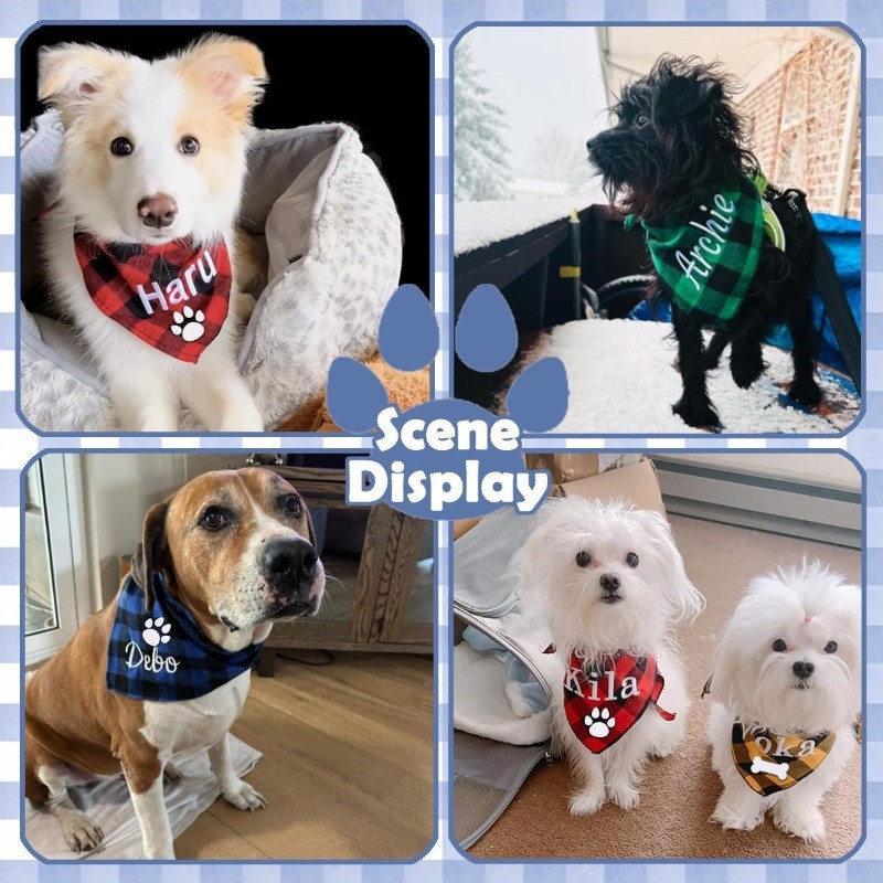 Bandana para Cães com Nome Bor - Embroidery Pashmina avaliação e preço