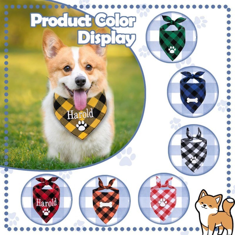 Bandana para Cães com Nome Bor - Embroidery Pashmina avaliação e preço