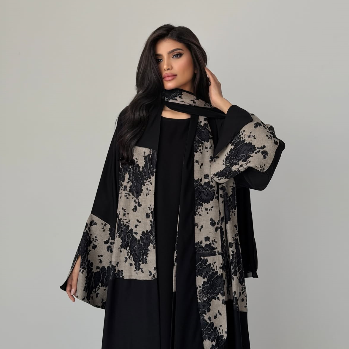 Conjunto de Abaya e Hijab para - Embroidery Kaftan avaliação e preço