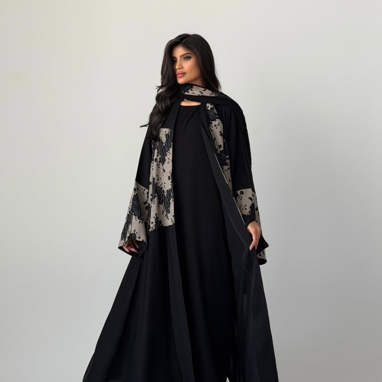 Conjunto de Abaya e Hijab para - Embroidery Kaftan avaliação e preço
