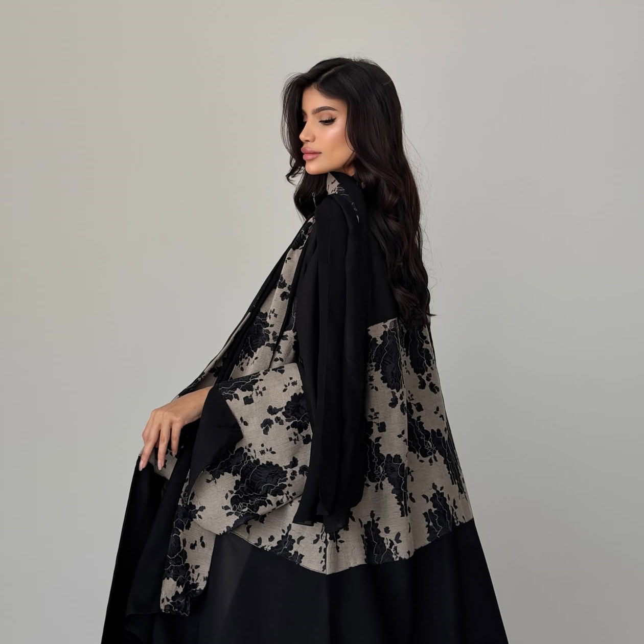 Conjunto de Abaya e Hijab para - Embroidery Kaftan avaliação e preço