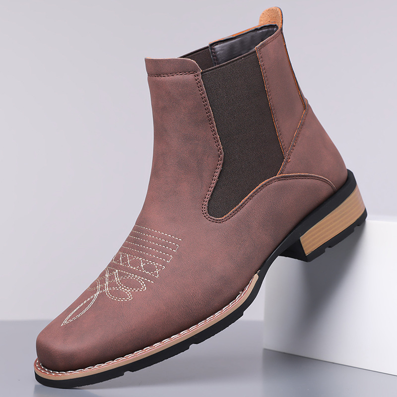 Botas Chelsea Masculinas de Lu - Embroidery On Leather avaliação e preço